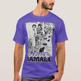 Camiseta Gato - Mulheres A Votar Para Kamala