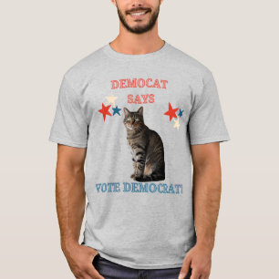 Camiseta Gato Mulheres Pro Democracia