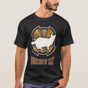 Camiseta Gato Munchkin Vintage Clássico Retro Amor Animal