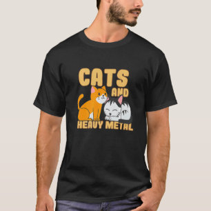 Camiseta Gato Músico Instrumentista Musical Heavy Rock Mu