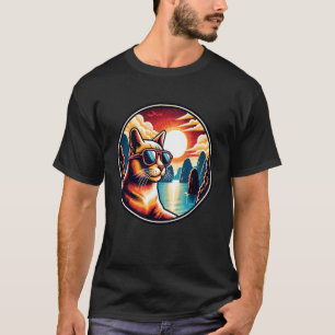 Camiseta Gato na Baía de Ha Long, Vietnã