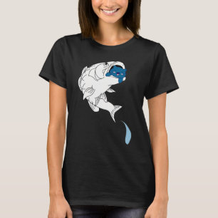 Camiseta Gato Na Boca De Peixe Bagre  Pesca De Robalo Pesca