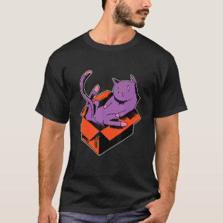 Camiseta Gato na caixa