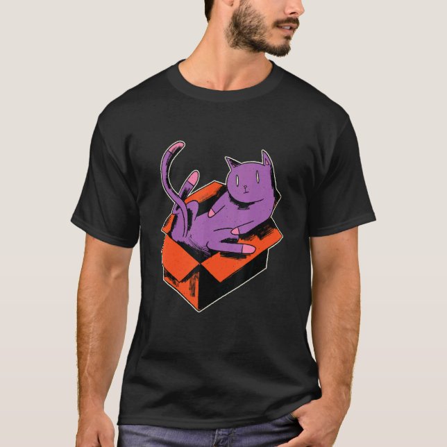 Camiseta Gato na caixa (Frente)