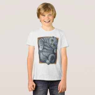 Camiseta Gato na caixa