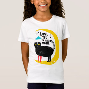 Camiseta Gato na lua