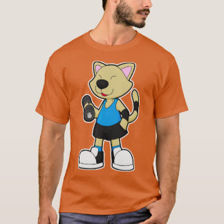 Camiseta Gato na Malhação com Dumbbell