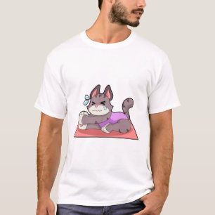 Camiseta Gato na Malhação de Yoga
