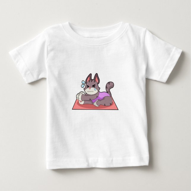 Camiseta Gato na Malhação de Yoga (Frente)