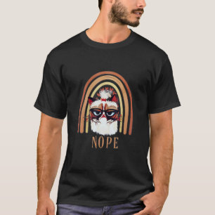 Camiseta Gato Não Para Gato Gatinho Bravo