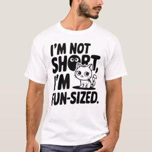 Camiseta Gato Não Sou Curto, Sou Divertido