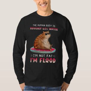 Camiseta Gato Não sou Gordo Sou Gato Inchado