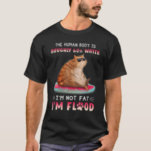 Camiseta Gato Não sou Gordo Sou Gato Inchado