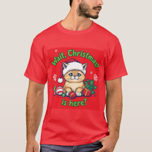Camiseta gato natal
