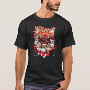 Camiseta Gato Natal Feliz Natal