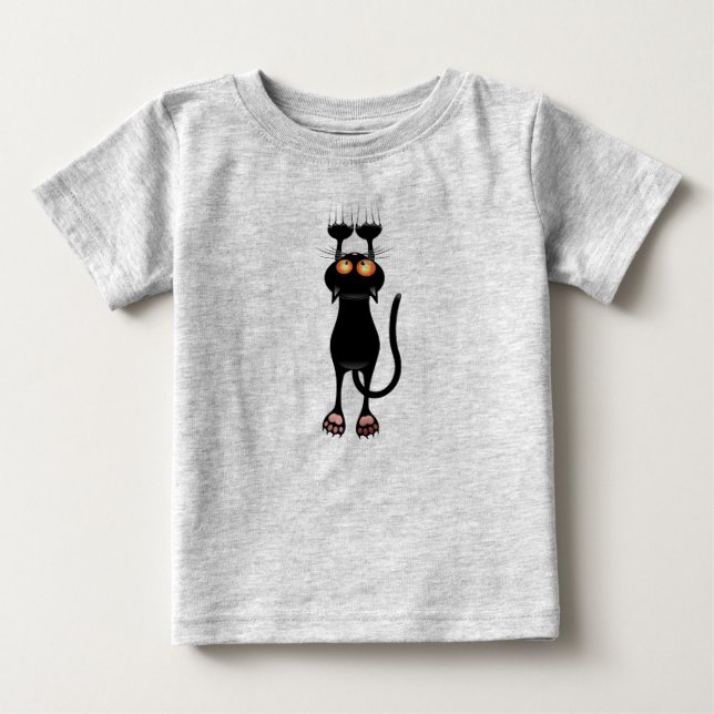 Camiseta Gato negro (Frente)