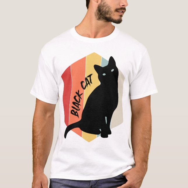 Camiseta Gato Negro (Frente)