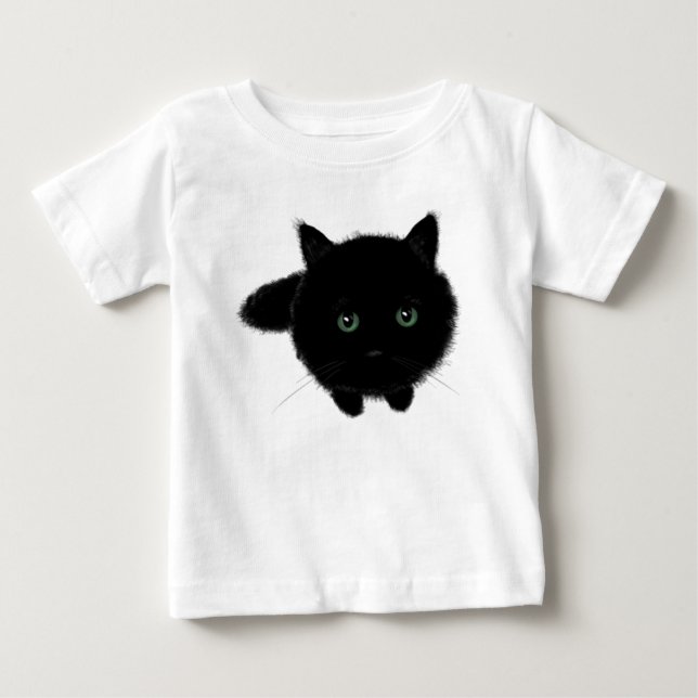 Camiseta Gato Negro (Frente)