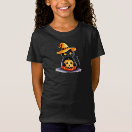 Camiseta Gato negro de Spookyblack Halloween