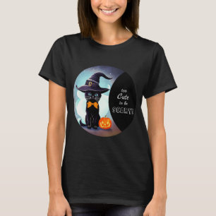 Camiseta Gato Negro Muito Bonito Para Ser Assustador