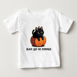 Camiseta Gato Negro na Pumpkin
