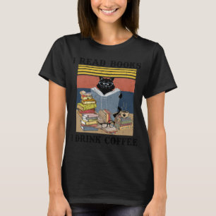 Camiseta Gato Negro Thatu2019s O que eu faço eu leio livros