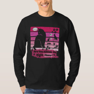 Camiseta Gato Negro Você Me Gatinha Bem
