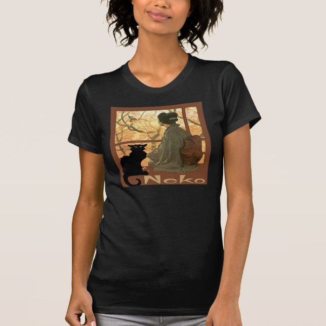 Camiseta Gato Neko Japonês (Frente)