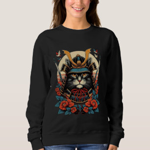 Camiseta Gato Ninja Samurai Japonês Gato 1