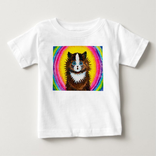 Camiseta Gato no Arco-íris, Louis Wain (Frente)