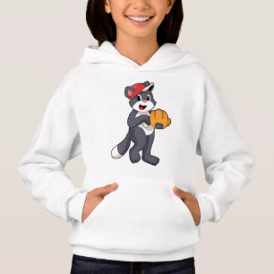 Camiseta Gato no Baseball com luva de beisebol.PNG