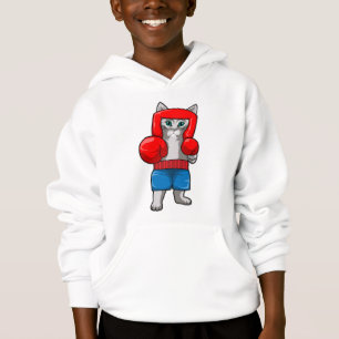 Camiseta Gato no Boxing com luvas in a box