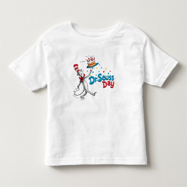 Camiseta Gato no Chapéu | Dia do Dr. Seuss (Frente)
