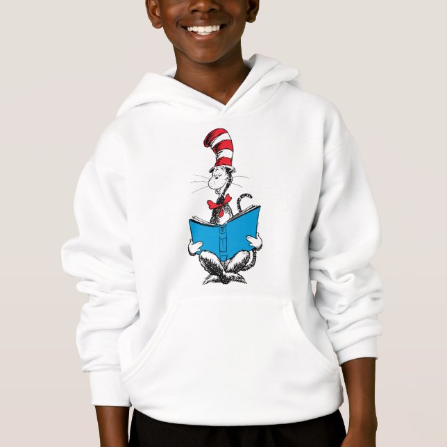 Camiseta Gato no Chapéu Lendo (Frente)