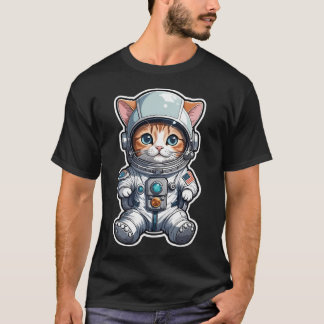 Camiseta Gato no Espaço