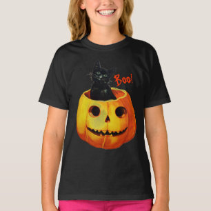 Camiseta Gato no Halloween de Pumpkin