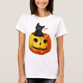 Camiseta Gato no Halloween de Pumpkin