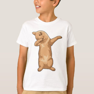 Camiseta Gato no laboratório de dança de salto