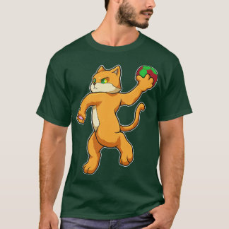 Camiseta Gato no Lixo Saltador com Andebol