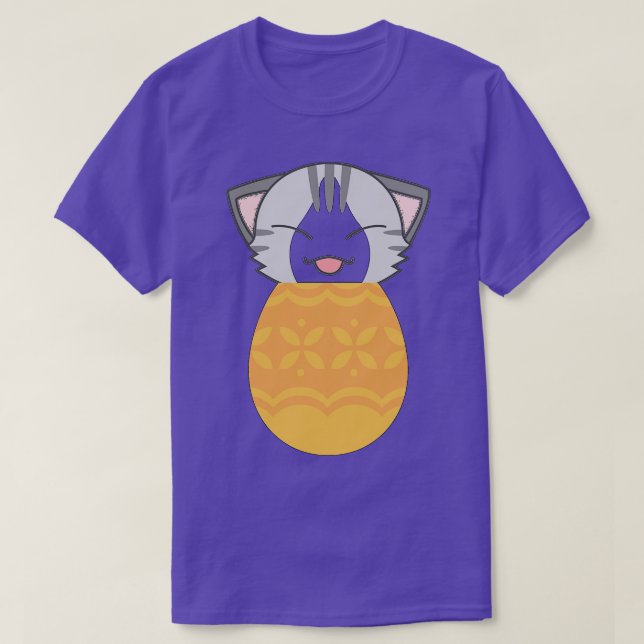Camiseta gato no ovo 7 (Frente do Design)