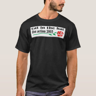 Camiseta gato no palito de ação ao vivo