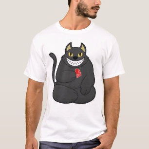 Camiseta Gato no Poker com cartões Poker