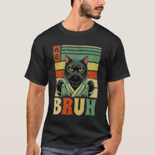 Camiseta Gato no Quimono Meme da Cultura Japonesa com Anime