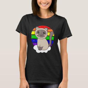 Camiseta Gato No Unicórnio Animais Arco-Íris Cute Unicorns 