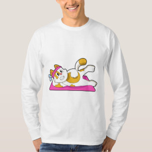 Camiseta Gato no Yoga Esforço