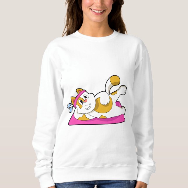 Camiseta Gato no Yoga Esforço (Frente)