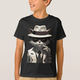 Camiseta Gato Noir Legal: Felino Suave e Misterioso