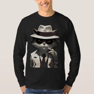 Camiseta Gato Noir Legal: Felino Suave e Misterioso