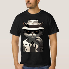 Camiseta Gato Noir Legal: Felino Suave e Misterioso