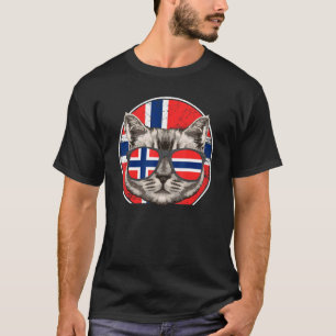 Camiseta Gato Noruega Noruega Norueguês